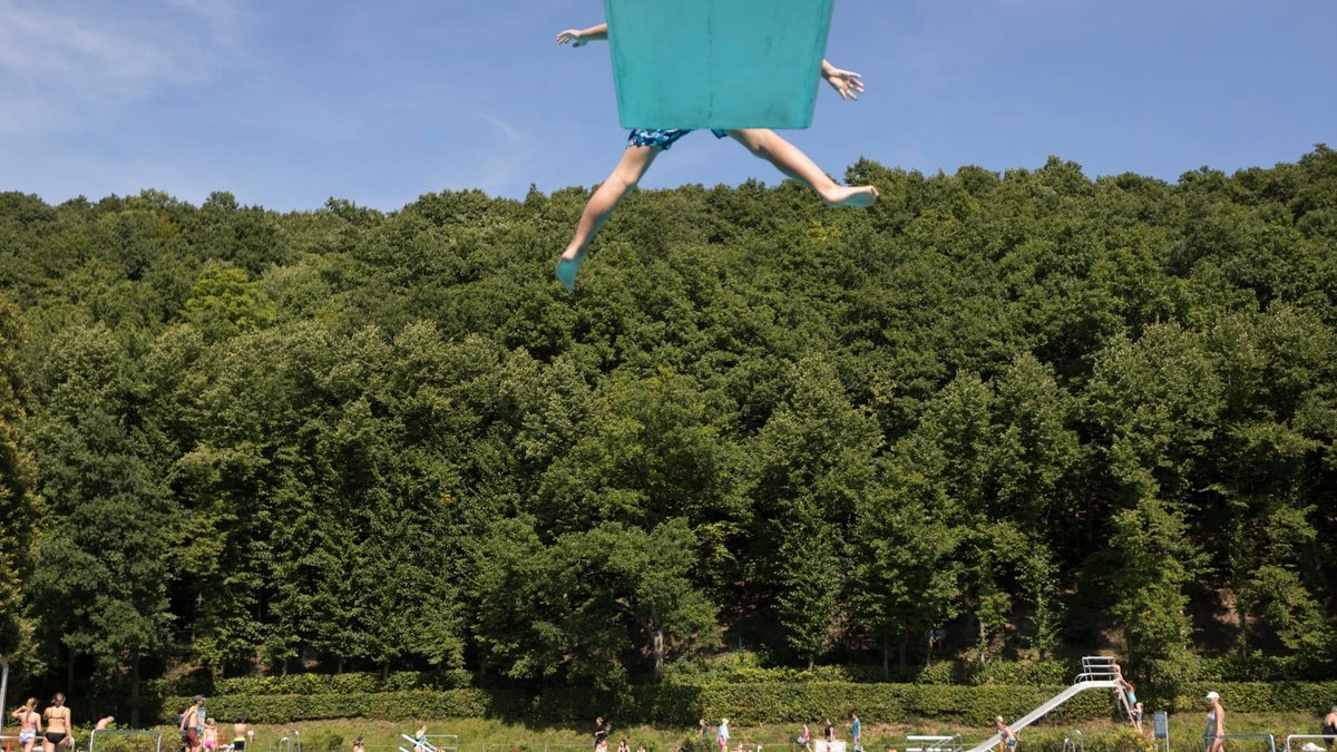 Freibad Rosenbad Sommer